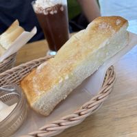 Bread with soy cream cheese  at KOMEDA is in Tokyo