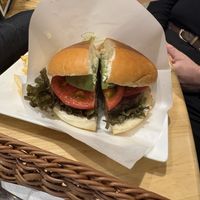 Avocado burger   at KOMEDA is in Tokyo