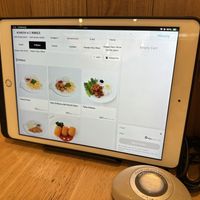 Ordering system  at KOMEDA is in Tokyo