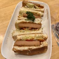 Soy meat cutlet sandwich   at KOMEDA is in Tokyo