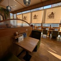 inside at KOMEDA is in Tokyo