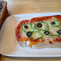 Pizza toast at KOMEDA is in Tokyo