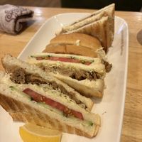 sando  at KOMEDA is in Tokyo
