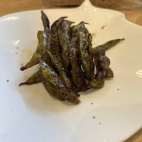 The edamame was perfectly prepared    at KOMEDA is in Tokyo
