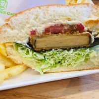 Fish burger  at KOMEDA is in Tokyo