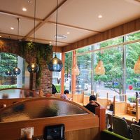 Inside  at KOMEDA is in Tokyo