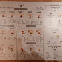 Menu at Mother Pearl 圓貝 in Hong Kong Island