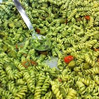 Vegan pesto  at Yummy's Vegan Takeout and Bakery in Stone Mountain