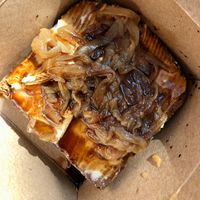 The Fancy (Rosemary fig bread, vegan goat cheese, onions)  at Wholesome Bakery in San Francisco