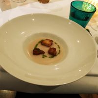 Fettuccine soup at Antichi Sapori in Basel