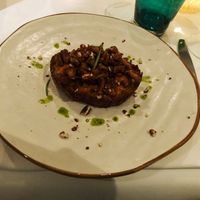 Mushroom bruschetta  at Antichi Sapori in Basel