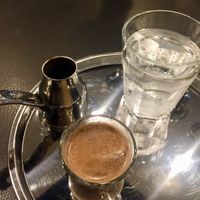 Egyptian style coffee  at Old Cairo Cafe in Osaka