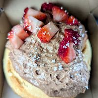 Sparkle Berry cinnamon roll at Cinnaholic in Addison