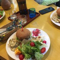  Veggie burger  at Waira Tequila Ikora in Koya