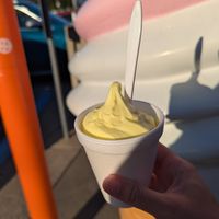So creamy! Pineapple Italian shaved ice at The Cone in West Chester
