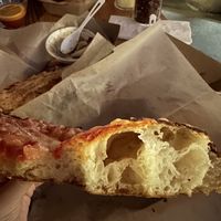 Bubble crust🤩  at Slab Sicilian Street Food in Portland
