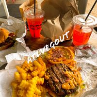 Burgers at Slutty Vegan in Jonesboro