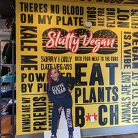 Decor at Slutty Vegan in Jonesboro