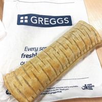 Vegan sausage rolls 😍 at Greggs in Romford