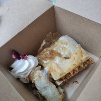 Baklava takeout at Natural Cookery School in Nailsworth