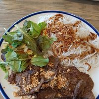 Vegan beef with noodles very good at Loving Hut in Reykjavik