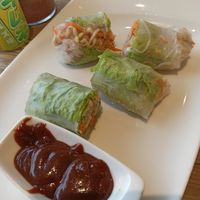 Summer rolls very good at Loving Hut in Reykjavik