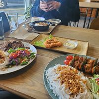 Tons of options, very filling at Loving Hut in Reykjavik