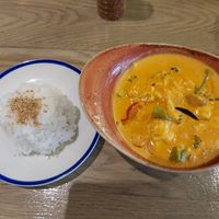 Panang red curry at Loving Hut in Reykjavik