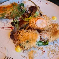 No shrimp (inside) at Loving Hut in Reykjavik