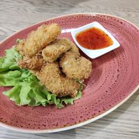 Vegan squid at Loving Hut in Reykjavik