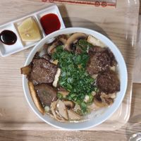 Pho soup at Loving Hut in Reykjavik