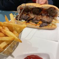 Beef banh mi  at Loving Hut in Reykjavik