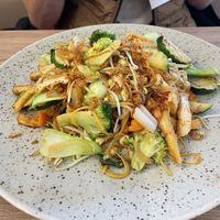 Chow mein  at Loving Hut in Reykjavik