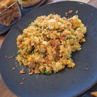 Tofu fried rice at Loving Hut in Reykjavik