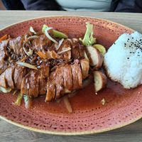 June 2026 -  Peking Special fried seitan protein at Loving Hut in Reykjavik