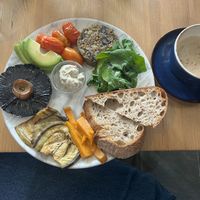 vegan breakfast   at Seven in Edinburgh