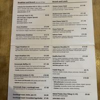 Well labeled options   at Seven in Edinburgh