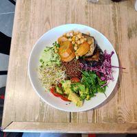 Buddha bowl at Seven in Edinburgh