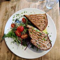 Vegan sandwich at Seven in Edinburgh