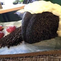 Chocolate Guinness Cake at Creperia Lilot in Soria