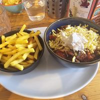 Vegan chili   at Ness Deli in Drumnadrochit