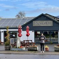Exterior of cafe   at Ness Deli in Drumnadrochit