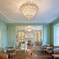 The restaurant  at Plas Llanelly House in Llanelli