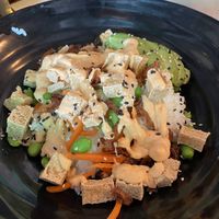 Light and crispy tofu  at Prairie Street Brewing Co in Rockford