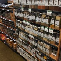 Bulk spices at River Market Co-op in Stillwater