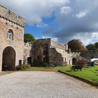 View from the marquee outdoor seating area. at Cafe 4 Eden in Penrith
