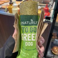 The new vegan hotdog. It’s really good at costs 25kr. at 7-Eleven in Koege