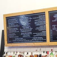 Specialty menu at Buzzed Bull Creamery in Pigeon Forge