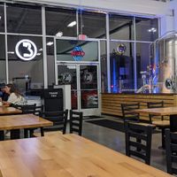 Dining area at Buzzed Bull Creamery in Pigeon Forge