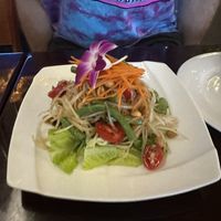 Papaya salad (ask for it without fish sauce)  at Hug Thai Cuisine in Bellmore
